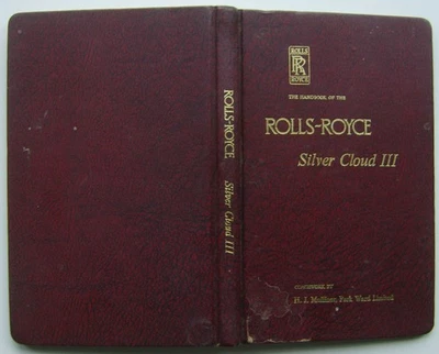 Rolls Royce Silver Cloud III H J Mulliner Coachwork Original Handbook - Image 1 of 3