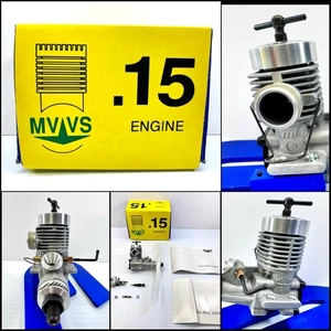 MVVS .15 2.5cc Diesel R/C or C/L Airplane Engine w/ Box and Docs New in Box - Picture 1 of 24