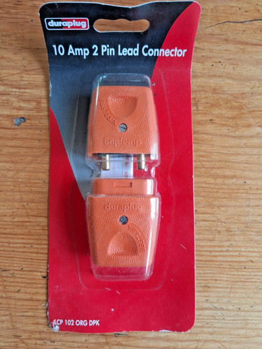 8 x10A Electric Lead In-Line Flex Connector Plug Socket in Cable Joiner ...