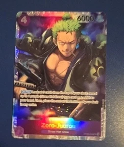 UNA PIEZA TCG: Zoro-Juurou ST18-004 SR PÚRPURA - Imagen 1 de 2
