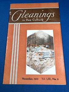 1933 Gleanings in BEE CULTURE ~ Old Timey Beekeeping Information, 63 pgs - Picture 1 of 15