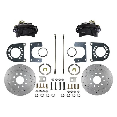 For Mercury Comet 63-77 Drilled & Slotted Rear Disc Brake Conversion Kit - Imagem 1 de 4