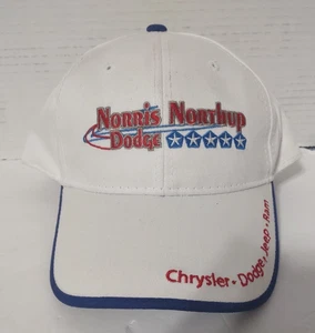 Norris Northrup Dodge Jeep Ram Chryler White Hat Cap Used - Picture 1 of 10