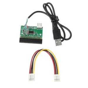 2 x (1,44 Mo 3,5 pouces connecteur lecteur de disquette 34 broches vers câble adaptateur USB PCB9270 - Photo 1/8