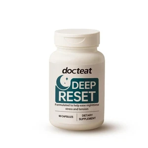Deep Reset Capsules Formulated to Help Ease Nighttime Stress and Tension - Picture 1 of 15