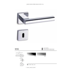 MANIGLIA GAROFOLI PATENT WING CROMO - Imagen 1 de 1
