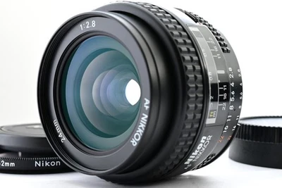 Lente principal gran angular Nikon AF NIKKOR 24 mm f/2,8 casi nueva de Japón #6418 Foto 1 de 4