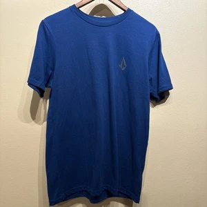 NWT Volcom V.Co. Tech Men's Stone Tech Blue Quick Drying T Shirt Small - Picture 1 of 5