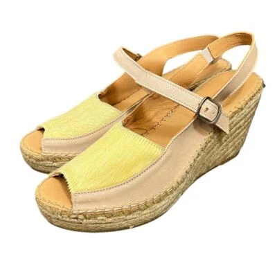 NEW Naguisa Ruca Wedge Espadrilles MSRP $228 Anthropologie Womens Size 41 US 11 - Image 1 of 4
