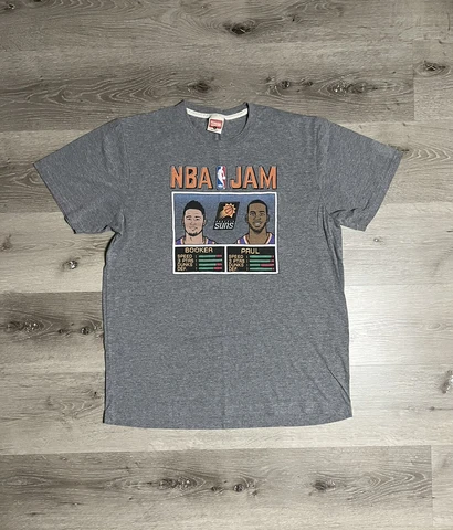 homage phoenix suns nba jam shirt cartoon tee single stitch mens Large Cover