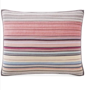 Martha Stewart Kollektion Single Sham Standard rustikal garngefärbt Streifen Baumwolle - Bild 1 von 5