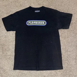 Pleasures Hippie Black W/ Rainbow Detail T Shirt Size Medium - Picture 1 of 6