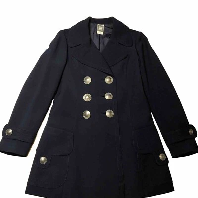 Mujer Diseñador Henri Barrau Talla 8. Blazer Doble Pecho Azul Marino Cannes, Francia Foto 1 de 4