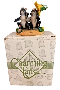 Charming Tails: Getting our Feet Wet by Dean Griff ~ Fitz and Floyd SKUNKS - Picture 1 of 6