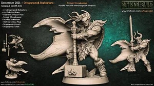 Krommir - Barbarian hero | D&D | Pathfinder | Fantasy | AoS - Picture 1 of 1
