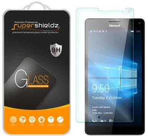2X Supershieldz Hartglas Displayschutzfolie Schutz für Microsoft Lumia 950 XL - Bild 1 von 5