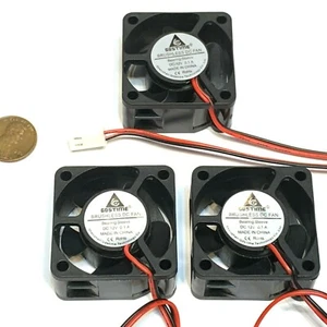 3 pièces ventilateur 12v mini 40mm x 20mm 2 broches 4020 dc mini micro refroidissement sans balais A39 - Photo 1/2