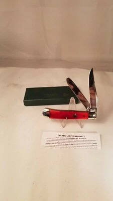 Moore Maker 5202 U TX Texas Trapper Knife Red Bone 2019 NIB