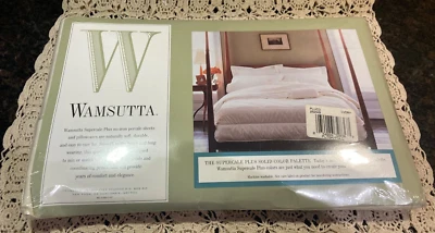 Wamsutta Supercale Vintage FULL Flat Sheet 200 Thread Count  50/50 Cotton NIP - Image 1 of 4