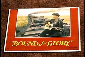 BOUND FOR GLORY 1976 LOBBY CARD #1 WOODY GUTHRIE DAVID CARRADINE