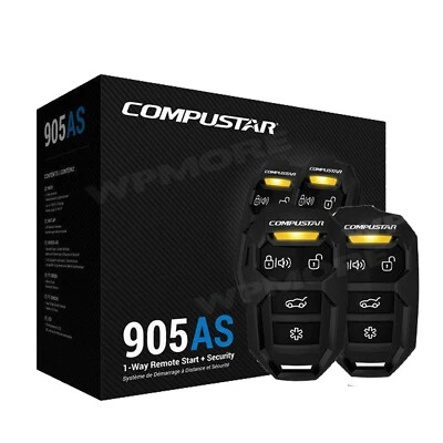 Compustar CS905 AS Remote Start and Security Combo 1-Way 1500-FT Range 900R - Image 1 of 4