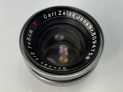 Contax RF Carl Zeiss Jena 5cm f2 Sonnar T* #3094758 Great Condition - Image 1 of 4