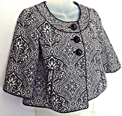 Chaqueta Blazer ANN TAYLOR Corta Recortada Plisada Marrón Mujer Talla Pequeña 4P Nueva Sin Etiquetas Foto 1 de 4