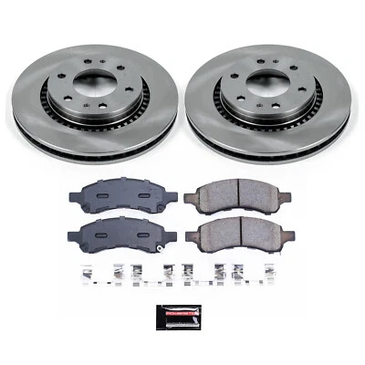 PowerStop Disc Brake Kit - Front - Fits Buick Rainier 2006-2007, Chevrolet Trail — 第 1/4 张图片