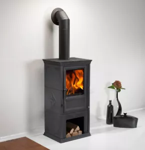 EEK A+ Kaminofen mit Kochfach Globe Fire Luna I - 6kW - Bild 1 von 1