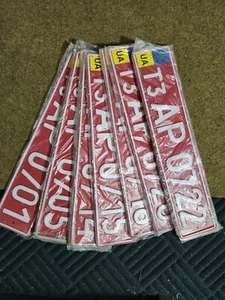 Ukrainian Collectible Original License Plates Buy 1 Get 1 Free - Picture 1 of 1