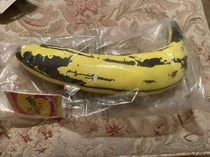 Yellow Banana Medium 14" Designer Plush by Andy Warhol x KIDROBOT NEW - Picture 1 of 3