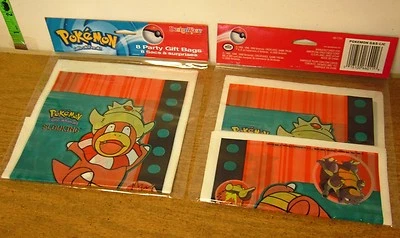 POKEMON Birthday Party gift bag Slowking anime 2000 video-game Nintendo - Image 1 of 4