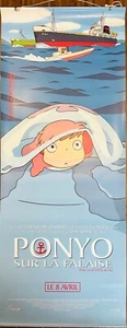 Affiche Cinéma PONYO SUR LA FALAISE 80x200cm Kakemono / Hayao Miyazaki / Ghibli - Picture 1 of 4