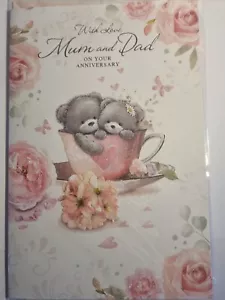 Happy Anniversary Mum and Dad/ Wife Greeting cards - Picture 1 of 14