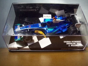 1/43 MINICHAMPS 400 050081 SAUBER PETRONAS SHOWCAR 2005 JACQUES VILLENEUVE - Picture 1 of 4