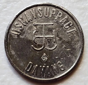 USNAVSUPPACT Danang 25 Cents US Military Club Token - Picture 1 of 2