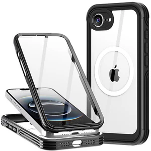 For iPhone 16e Case Dustproof Shockproof MagSafe Built-in Screen Protector Cover - Picture 1 of 9