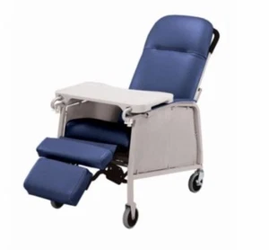 NUEVO Lumex 574G Tres 3 Posiciones Reclinable Silla Geri Azul Real # 574G427 - Imagen 1 de 1