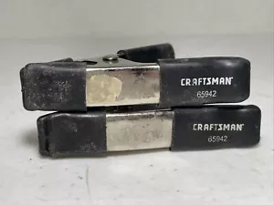 (x2) Lote de abrazaderas de resorte artesanal de goma metálica - Imagen 1 de 5