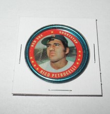 1971 Topps Baseball Coin Pin #30 Rico Petrocelli Boston Red Sox EX/MT