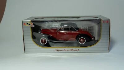 1950 MERCEDES-BENZ 170S КАБРИОЛЕТ БОРДОВЫЙ 1/18 ЛИТАЯ ПОДПИСЬ МОДЕЛИ 18123 - Изображение 1 из 4