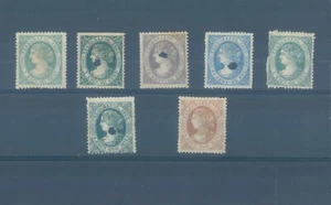 Estampillas ESPAÑA 1866-1868 MNG (VVV $450 EUR389) - Imagen 1 de 1