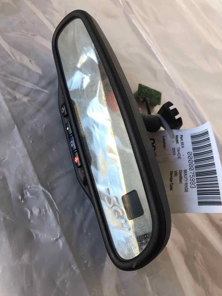 Espejo retrovisor interior Chevrolet Chevy Tahoe 2003 atenuación automática 5,3 L K1500 Foto 1 de 4