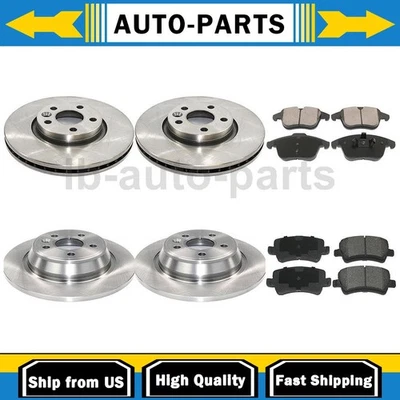 Rotor de pastillas de freno delanteras traseras DuraGo para Land Rover Range Rover Evoque 2012-2015 Foto 1 de 4