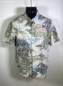REYN SPOONER Button Hawaiian Aloha Tropical Shirt Men - Size M - Picture 1 of 3