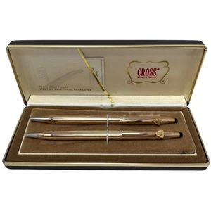 Cross 14K GF Western Electric Bell Telephone Personalized Pen Pencil Set BLUE - Picture 1 of 18