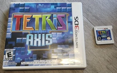 Tetris: Axis (Nintendo 3DS, 2011) CIB Complete  - Image 1 of 4