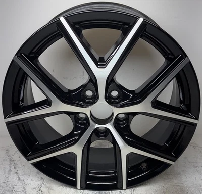 2016 2017 2018 Toyota RAV4 18” OEM RECON Machined Gloss Black Wheel Part #75201 - Image 1 of 4