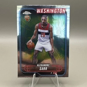 2025 Topps Chrome Basketball Alexandre Sarr - Picture 1 of 2