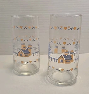 Libby "Home Is Where The Heart Is" Brille 2 Becher Country - Bild 1 von 9